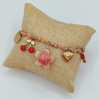 BRACELET FLORALIA (ROUGE)