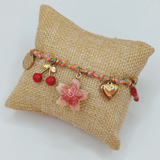 BRACELET FLORALIA (ROUGE)