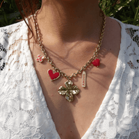 COLLIER PÉNÉLOPE (ROUGE)