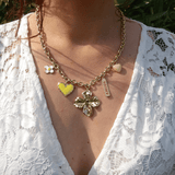 COLLIER PÉNÉLOPE (JAUNE)