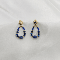 BOUCLES TANIA (BLEU)