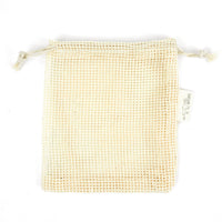 Lot de 6 carrés démaquillants lavables et filet de lavage.