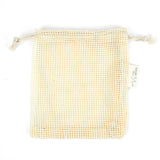 Lot de 6 carrés démaquillants lavables et filet de lavage.