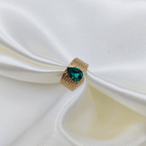 BAGUE OLIVIA ( VERT)