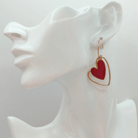 BOUCLES LINA (ROUGE)