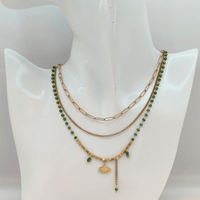 COLLIER PRUNESSE (VERT)