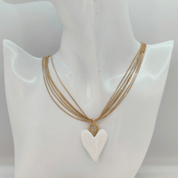 COLLIER COEUR (BLANC)