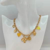 COLLIER MÉDUSA (JAUNE)