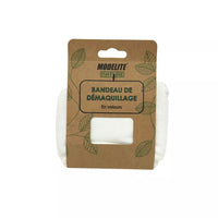 BANDEAU VELOURS DEMAQUILLAGE BAMBOU COTON  POLYESTER