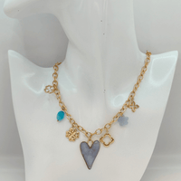 COLLIER GLORIA (BLEU)